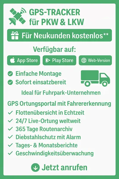 Auto Tracker mit 50 % Rabatt