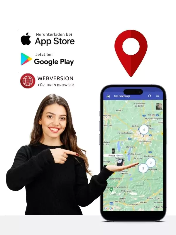 GPS Ortung Auto Kostenlos mit App mit 50 % Rabatt, auch LKW