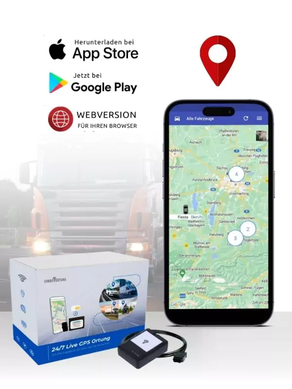 Fahrzeugüberwachung mit App 50 % Rabatt, auch LKW