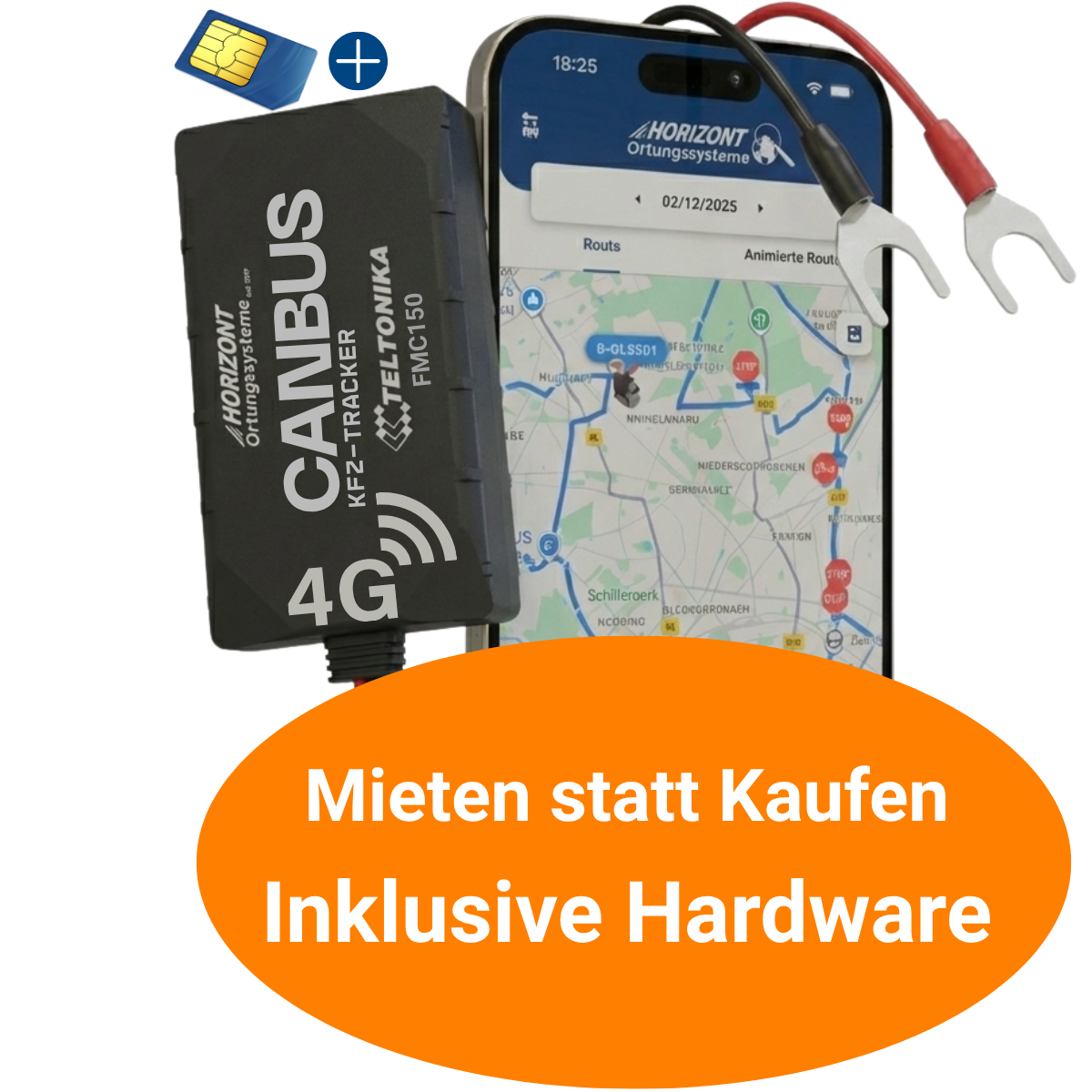 GPS Tracker CAN-Bus Miete – 4G LTE für Flottenmanagement | Teltonika - GPS Tracker für Fahrzeuge