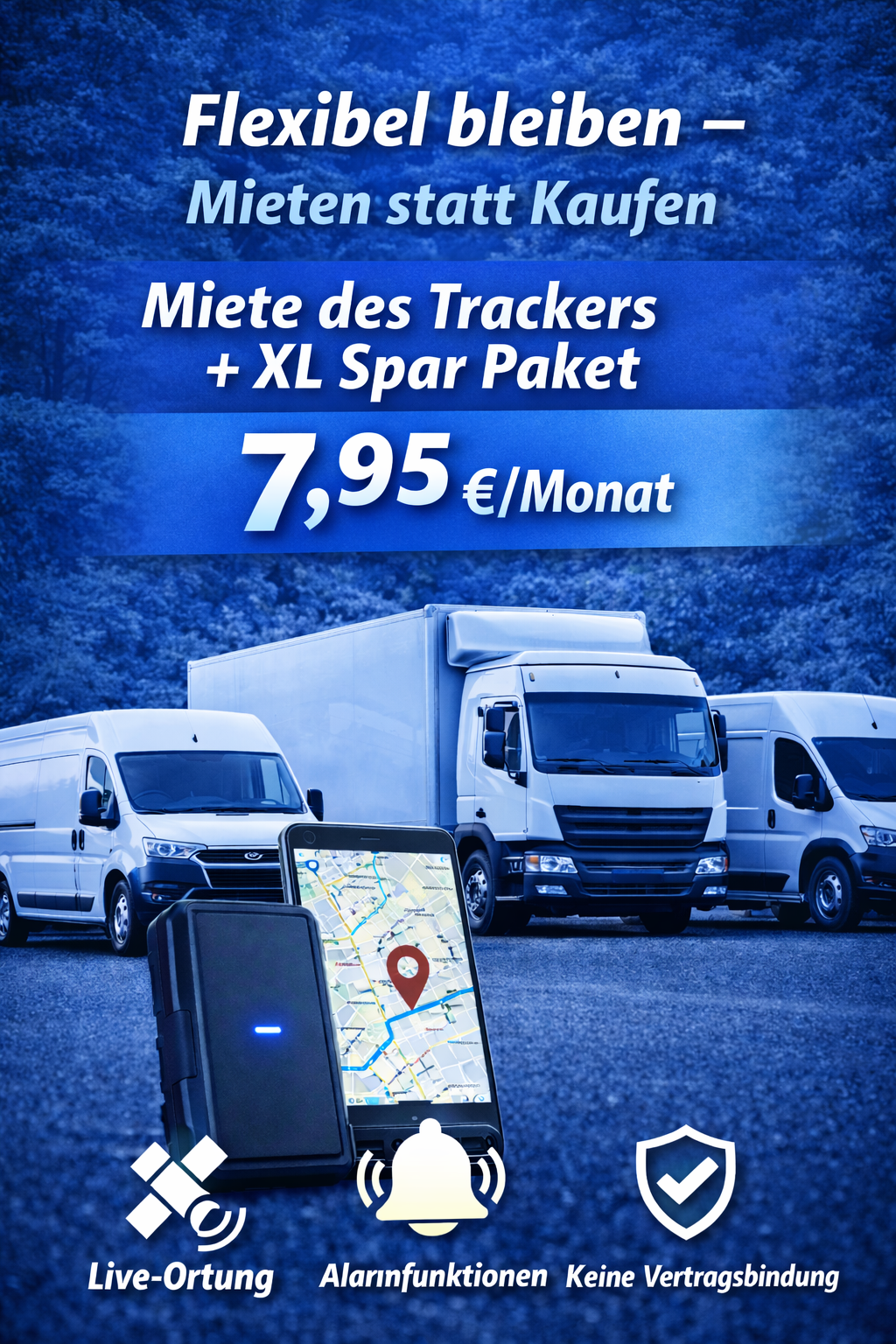 Miet-GPS-Tracker: Kosteneffiziente Überwachung für Personen, Fahrzeuge und Wertsachen